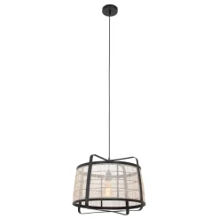Anne Light & Home Hanglamp Capos Jute Naturel/Zwart