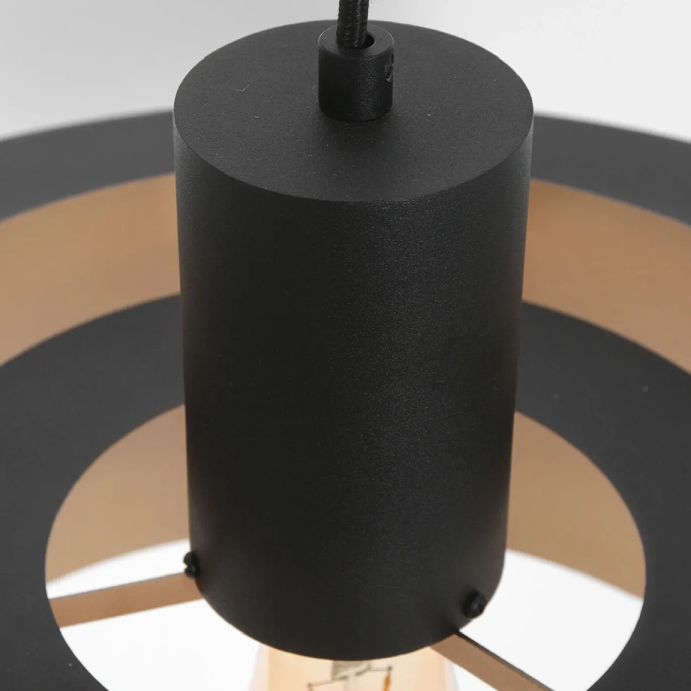 Anne Light & Home Hanglamp Flinter Zwart/Goud