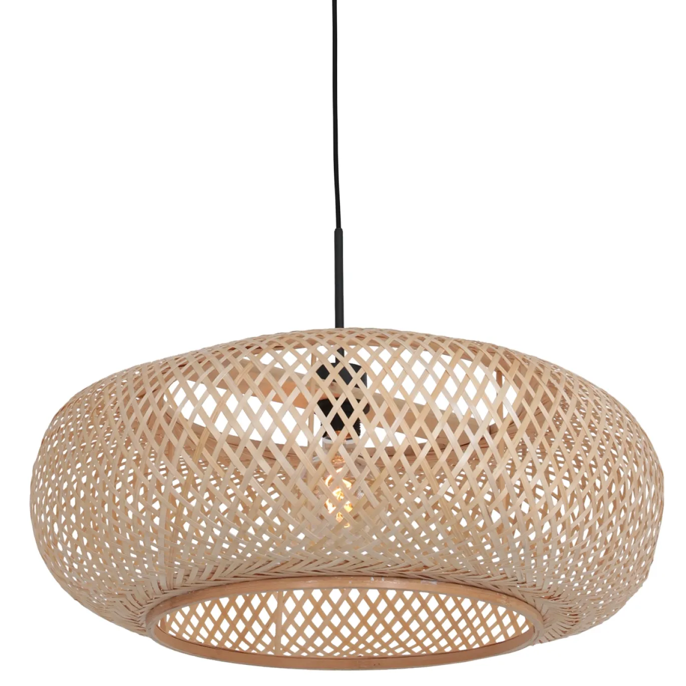 Anne Light & Home Hanglamp Maze Bamboe Naturel Ø60cm