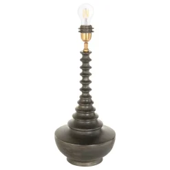 Anne Light & Home Lampvoet Bois Bol Hout Zwart