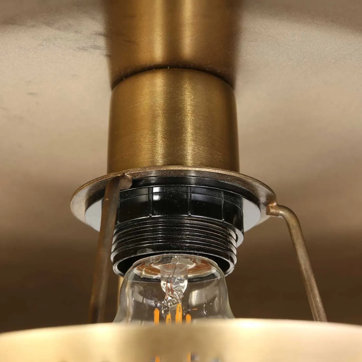 Anne Light & Home Plafondlamp Brassi Brons Ø42cm