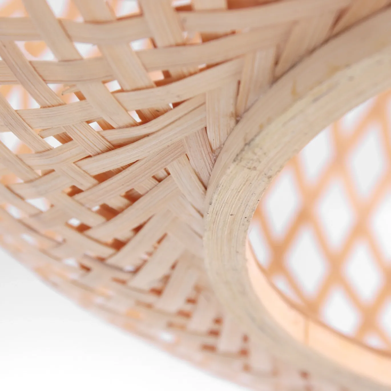 Anne Light & Home Plafondlamp Maze Bamboe Naturel Ø40cm
