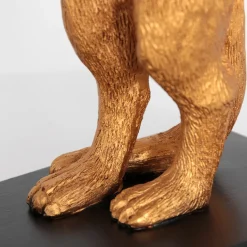 Anne Light & Home Tafellamp Animaux Stokstaartje Grof Linnen Grijs