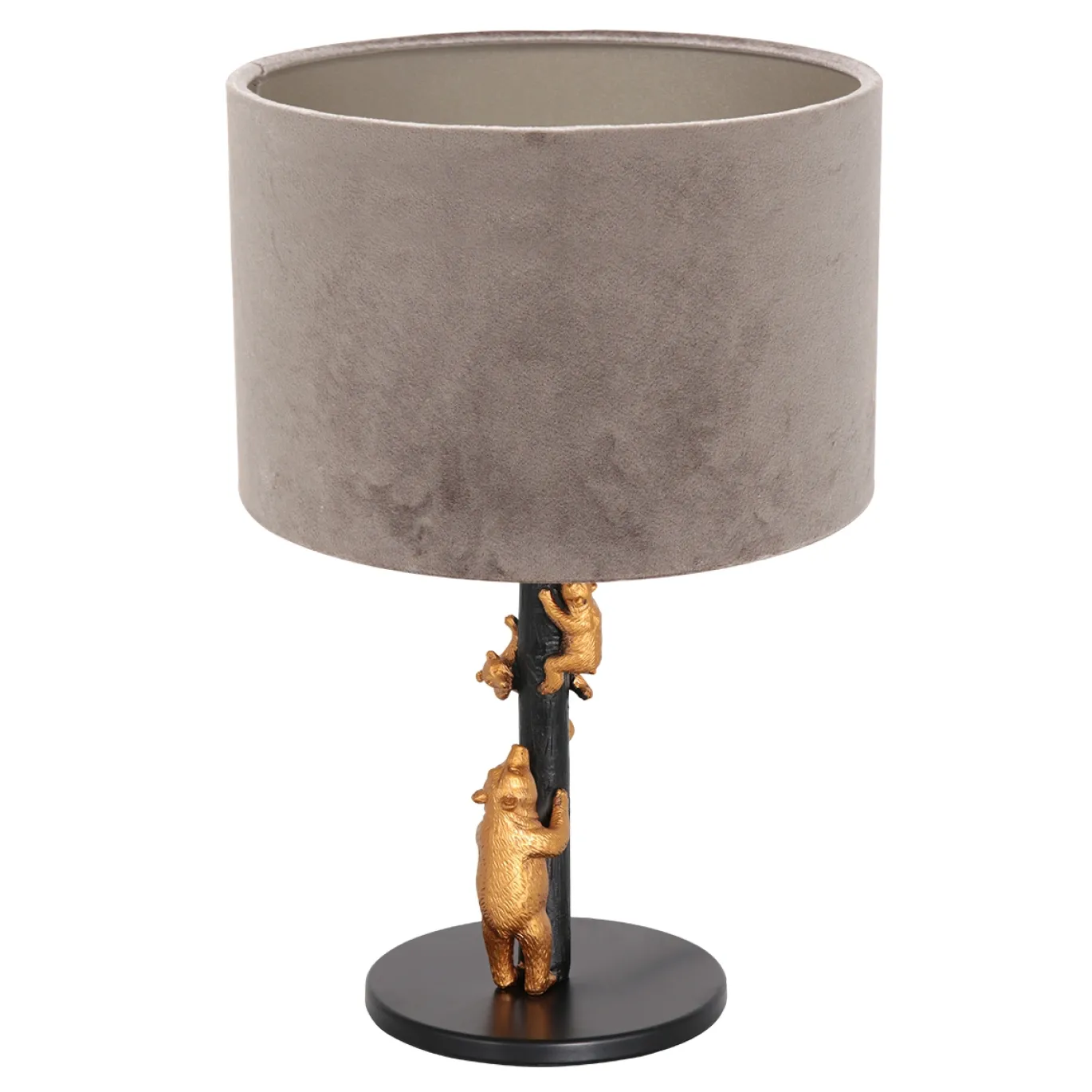 Anne Light & Home Tafellamp Animaux Beren Velours Taupe