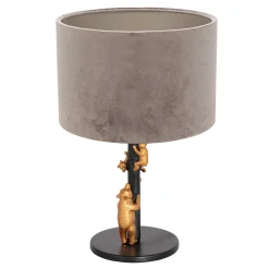 Anne Light & Home Tafellamp Animaux Beren Velours Taupe
