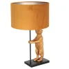 Anne Light & Home Tafellamp Animaux Stokstaartje Velours Goud