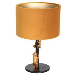 Anne Light & Home Tafellamp Animaux Beren Velours Goud