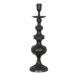 Anne Light & Home Tafellamp Lyons Kandelaar Hout Zwart 54cm