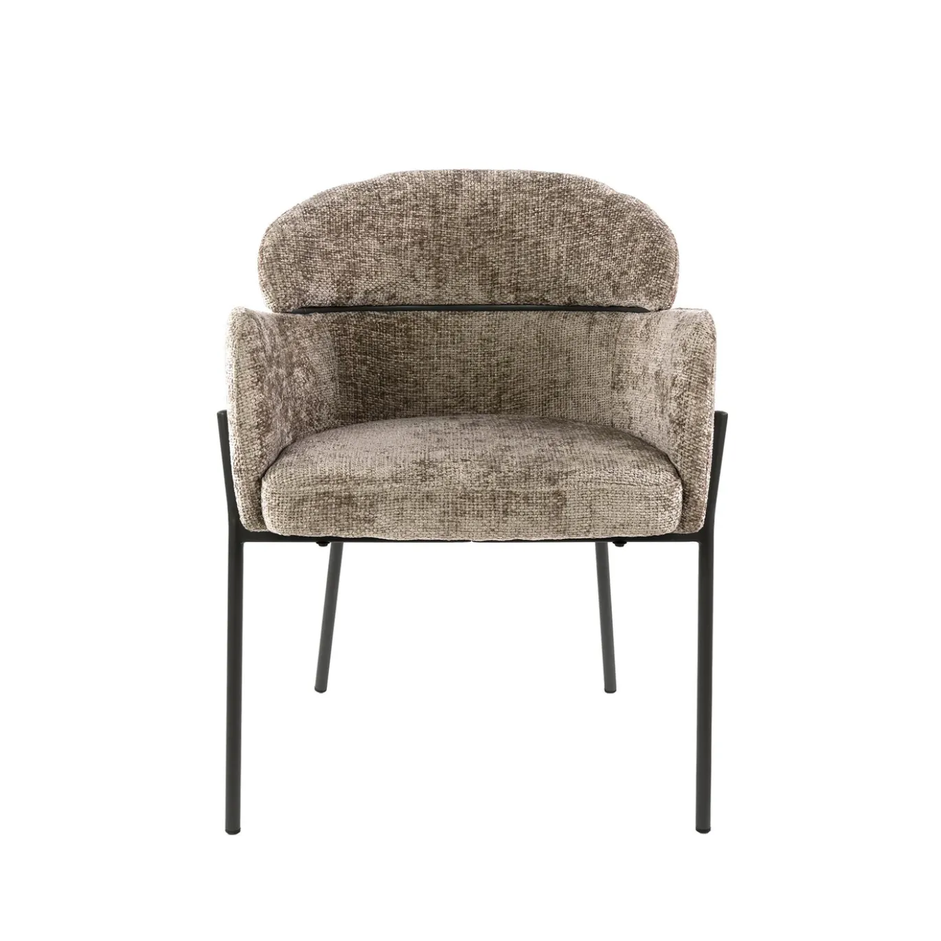 Armstoel Curva Hoven Champagne - Giga Meubel