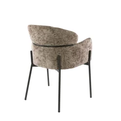 Armstoel Curva Hoven Champagne - Giga Meubel