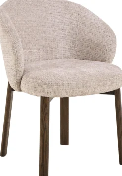 Armstoel Durin Juto Beige/Eiken - Giga Living