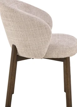 Armstoel Durin Juto Beige/Eiken - Giga Living
