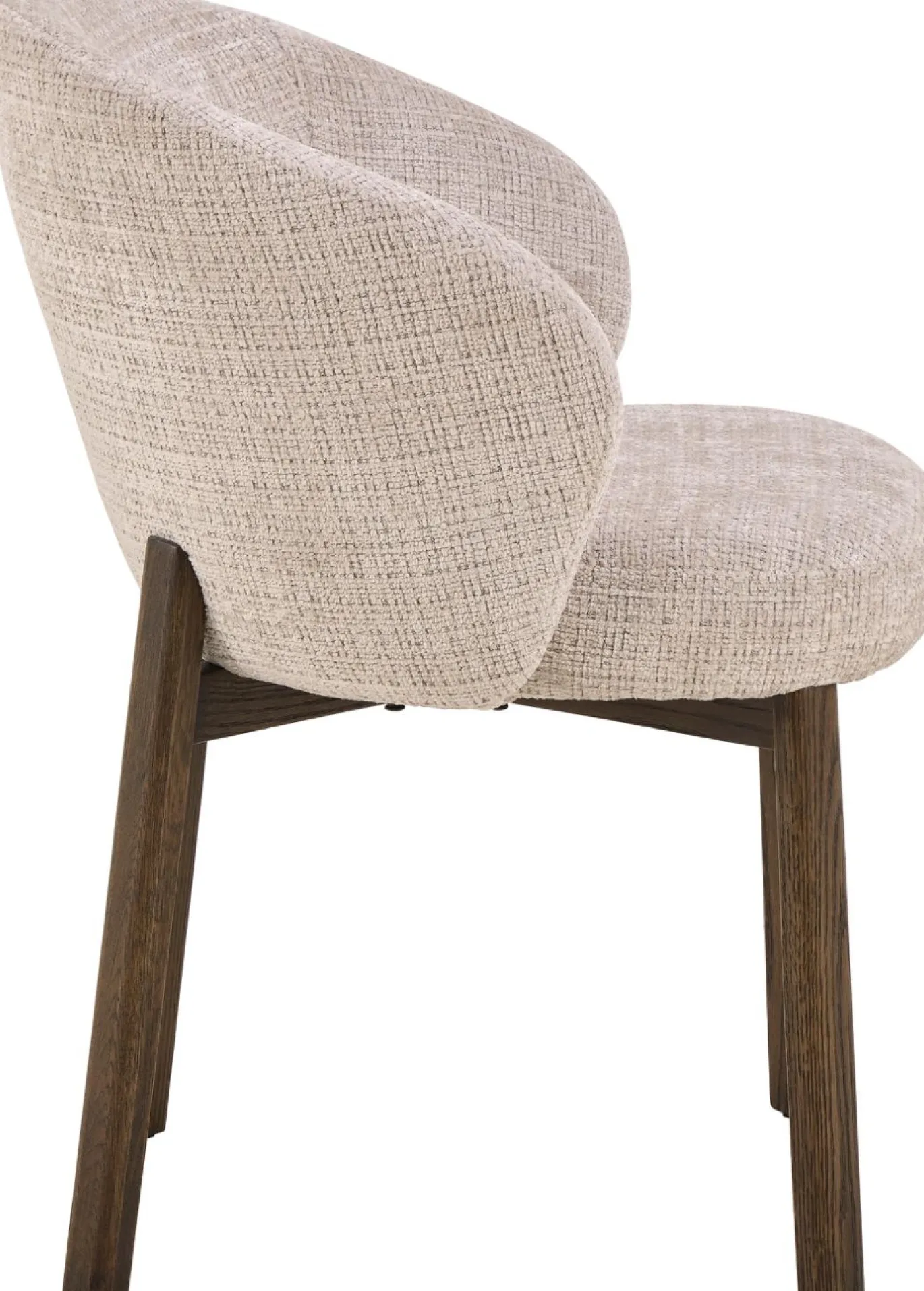Armstoel Durin Juto Beige/Eiken - Giga Living