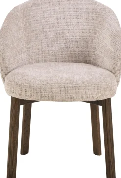Armstoel Durin Juto Beige/Eiken - Giga Living