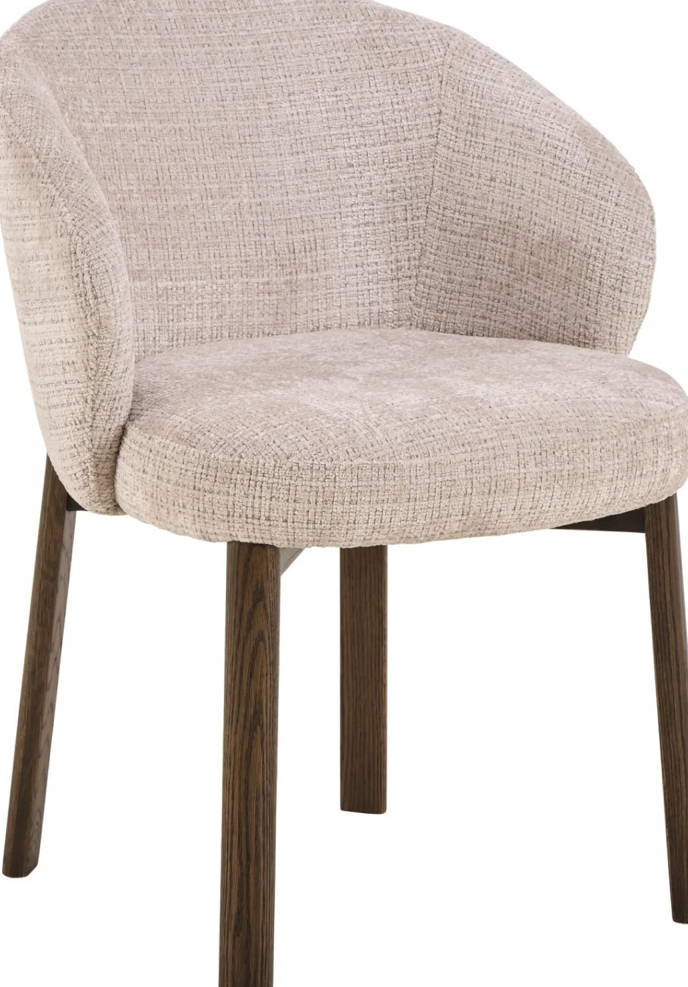Armstoel Durin Juto Beige/Eiken - Giga Living