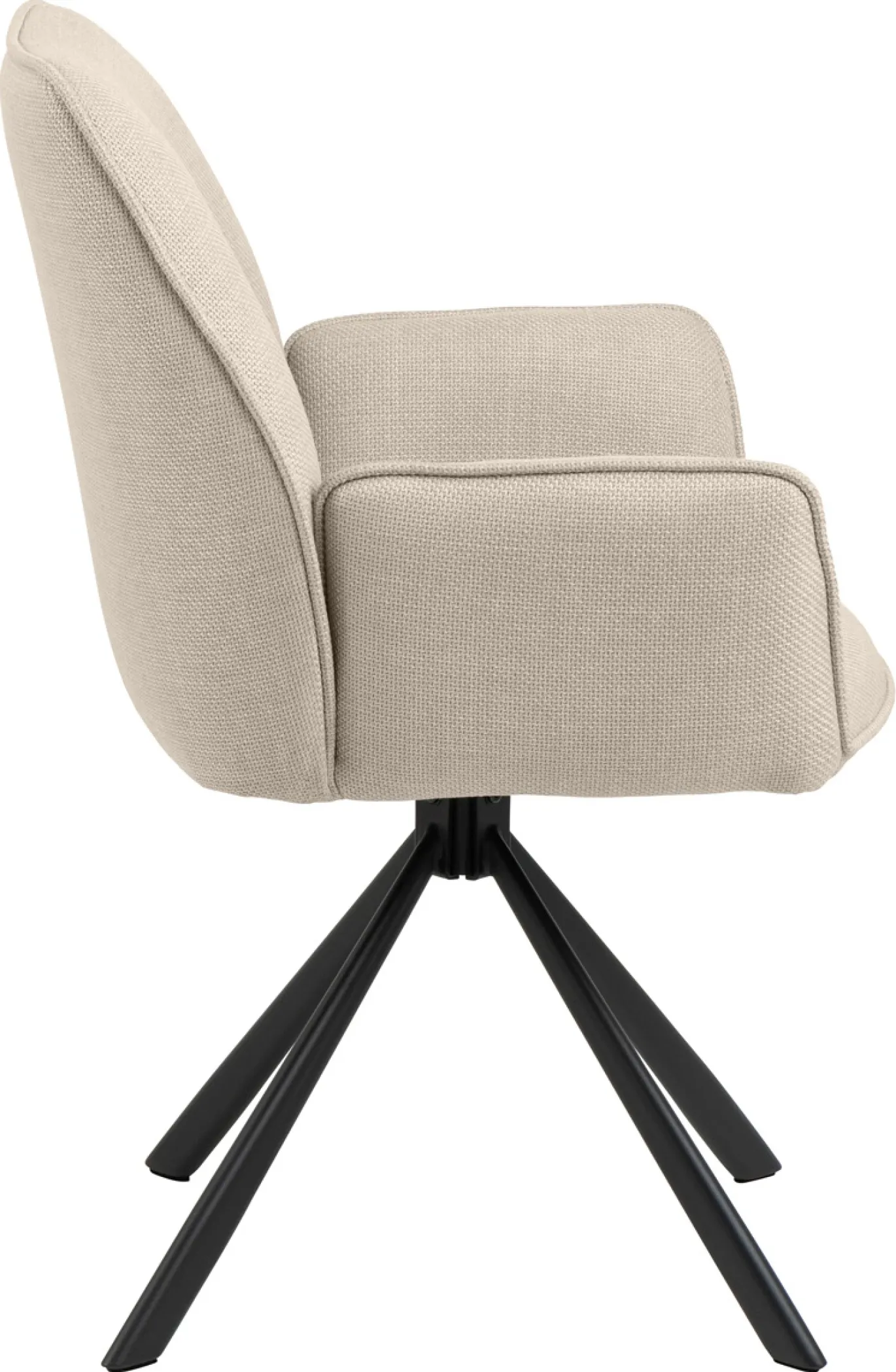 Armstoel Lugo Beige Draaibaar - Giga Living
