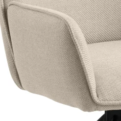 Armstoel Lugo Beige Draaibaar - Giga Living