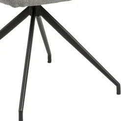 Armstoel Naga Lichtgrijs Draaibaar - Giga Living