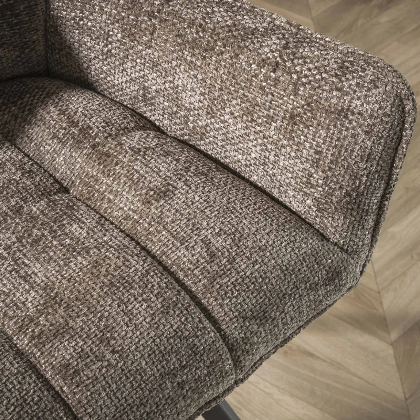 Armstoel Pull Draaibaar Rich Taupe - Giga Meubel