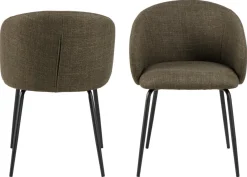 Armstoel Skive Groen - Giga Living