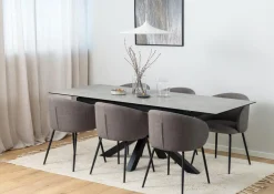 Armstoel Skive Lichtgrijs - Giga Living