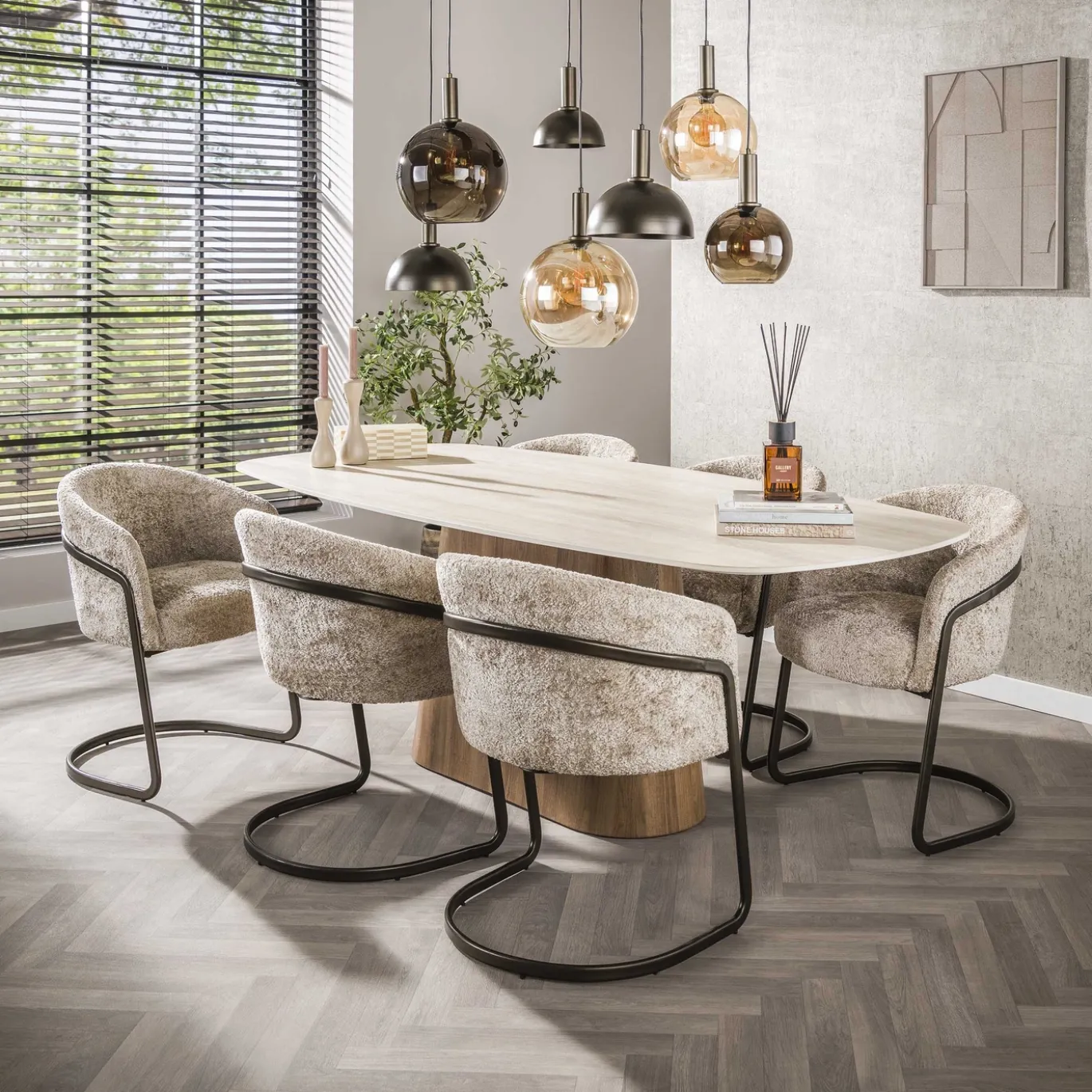 Armstoel Sway Alura Zand - Giga Meubel