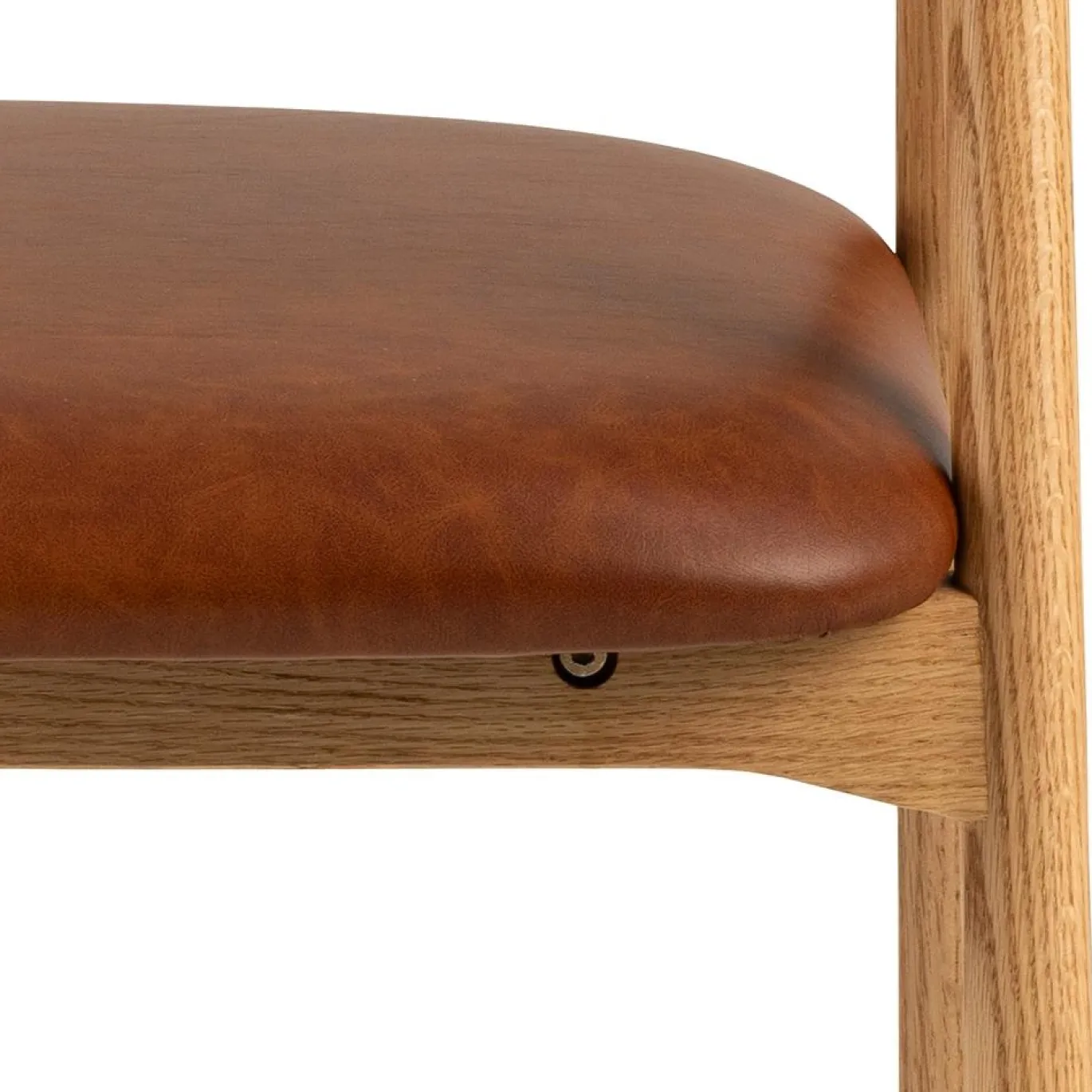 Armstoel Tesido PU-Leer Bruin - Giga Living
