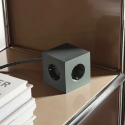 Avolt Stekkerdoos Square 1 Magnetisch 3m Oak Green