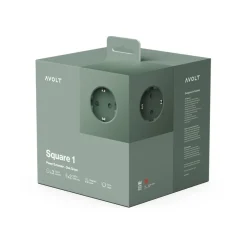 Avolt Stekkerdoos Square 1 Magnetisch 3m Oak Green