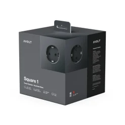 Avolt Stekkerdoos Square 1 Magnetisch 3m Stockholm Black