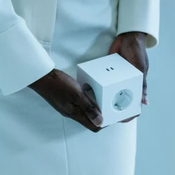 Avolt Stekkerdoos Square 2 - USB-C Opal White