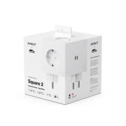 Avolt Stekkerdoos Square 2 - USB-C Opal White