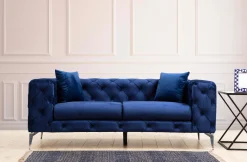 Bank Como 2-Zits Blauw