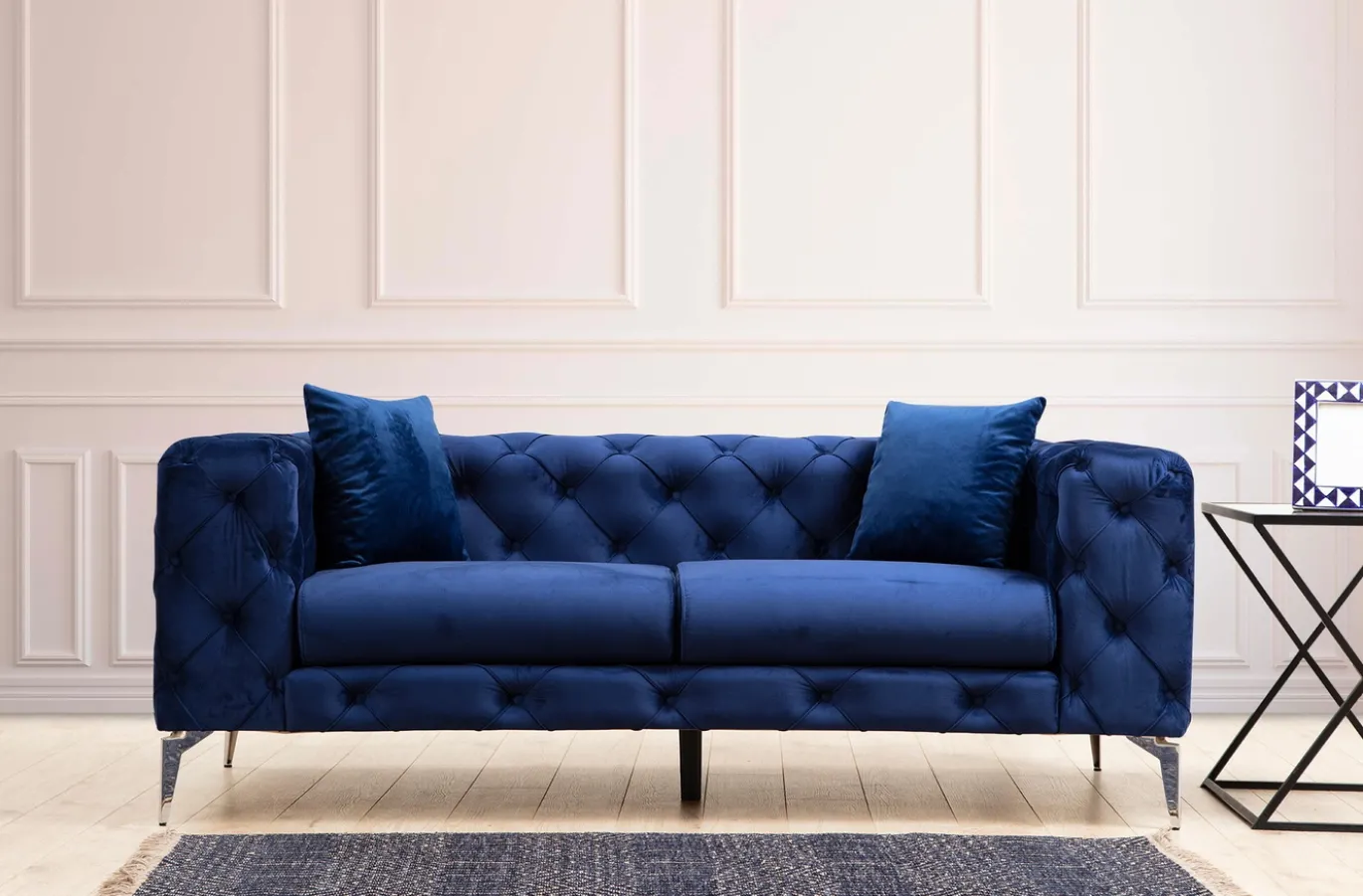 Bank Como 2-Zits Blauw
