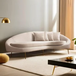 Bank Eses 3-Zits Beige Rechts