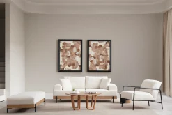 Bank Eti Oak 3-Zits Wit