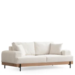 Bank Eti Oak 3-Zits Wit