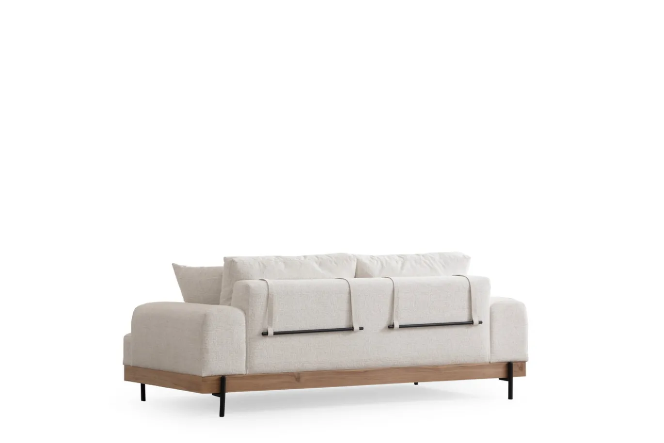 Bank Eti Oak 3-Zits Wit