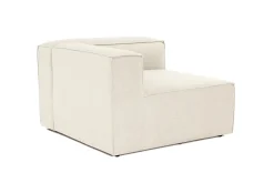 Bank Fora 1-Zits Hoekelement Links Ecru