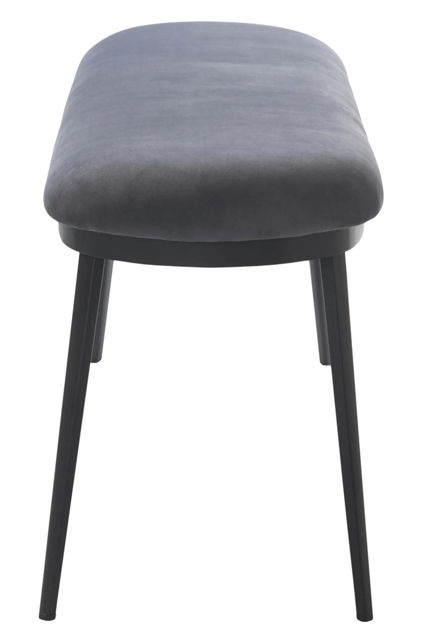 Bankje Gain 140 cm Steel Grijs Velvet - Giga Living