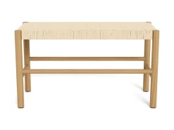 Bankje Marijn Naturel 80cm - Giga Living