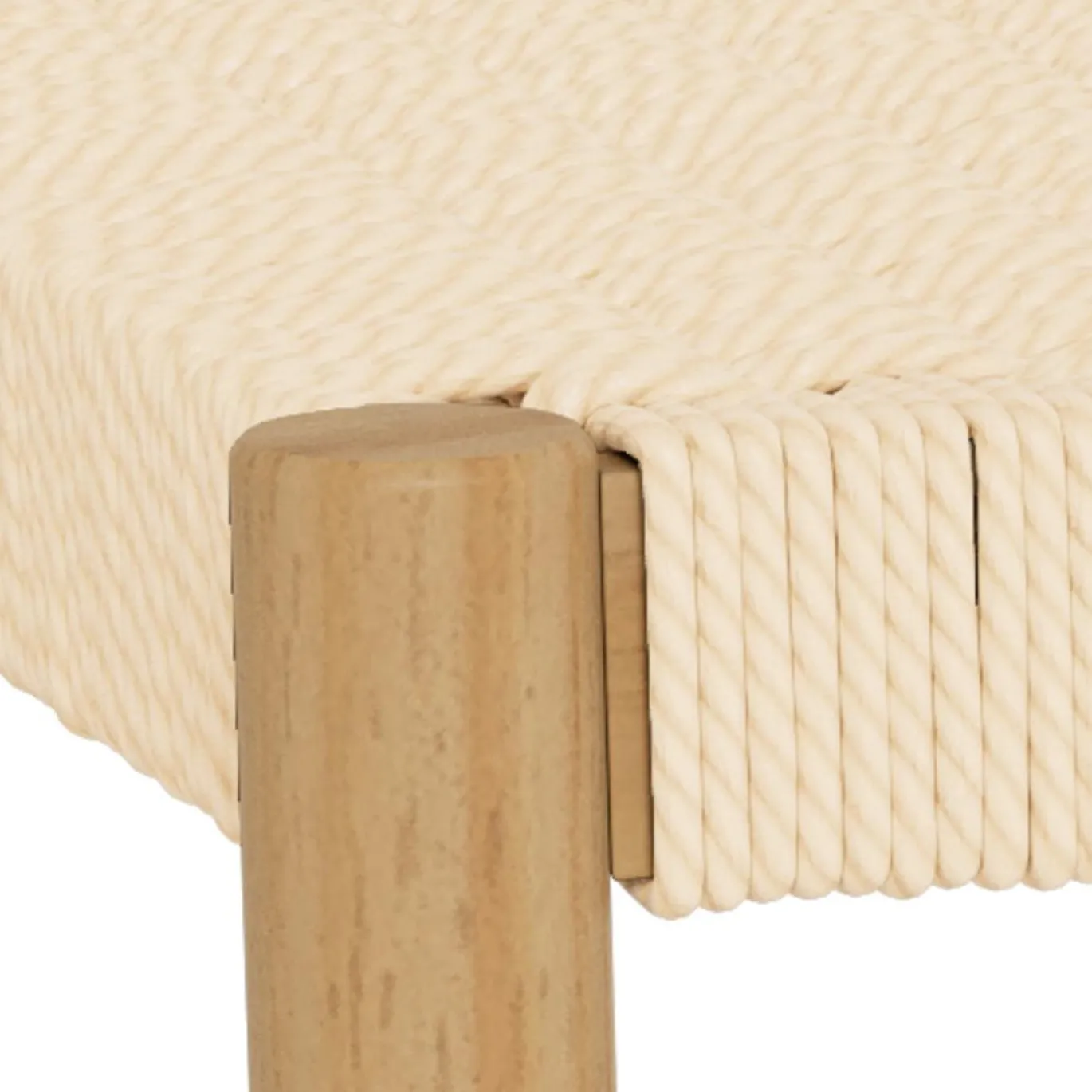 Bankje Marijn Naturel 80cm - Giga Living