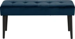 Bankje Odin Navy Blauw 95cm - Giga Living