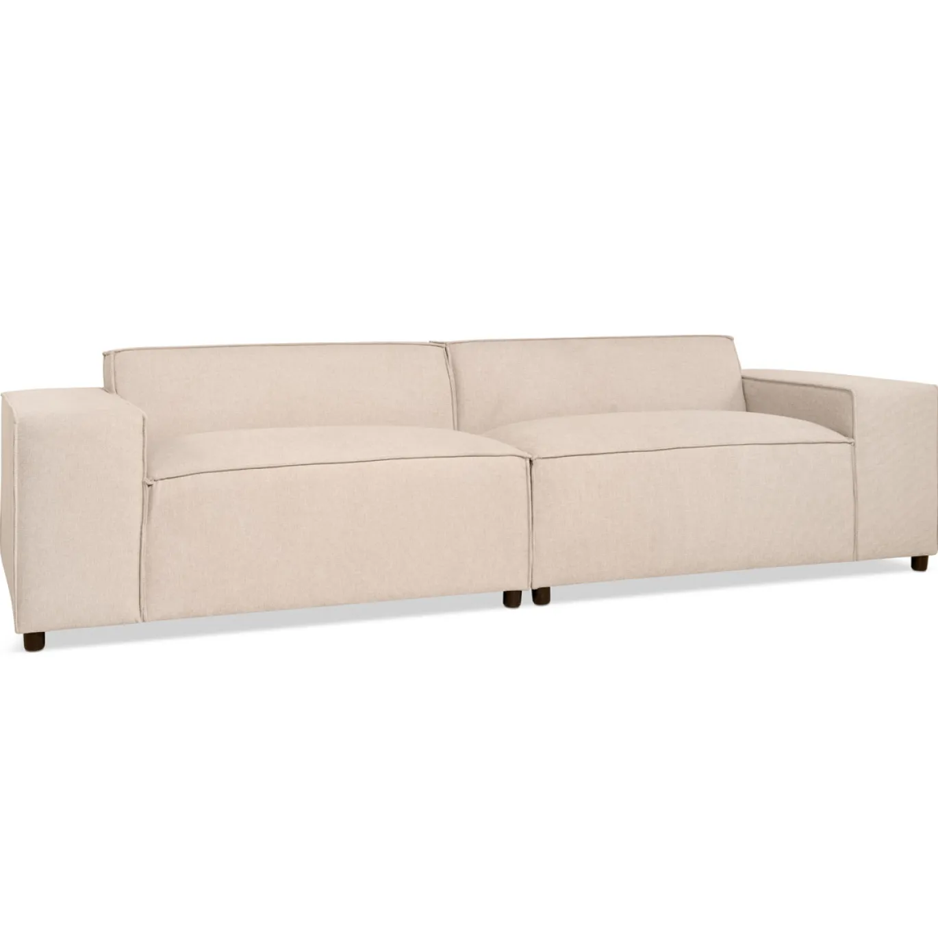 Bank Lara 3-Zits Stof Beige - Giga Meubel
