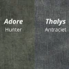 Bank Michelle 3-zits Zithoek + Ottomane Rechts Adore Hunter