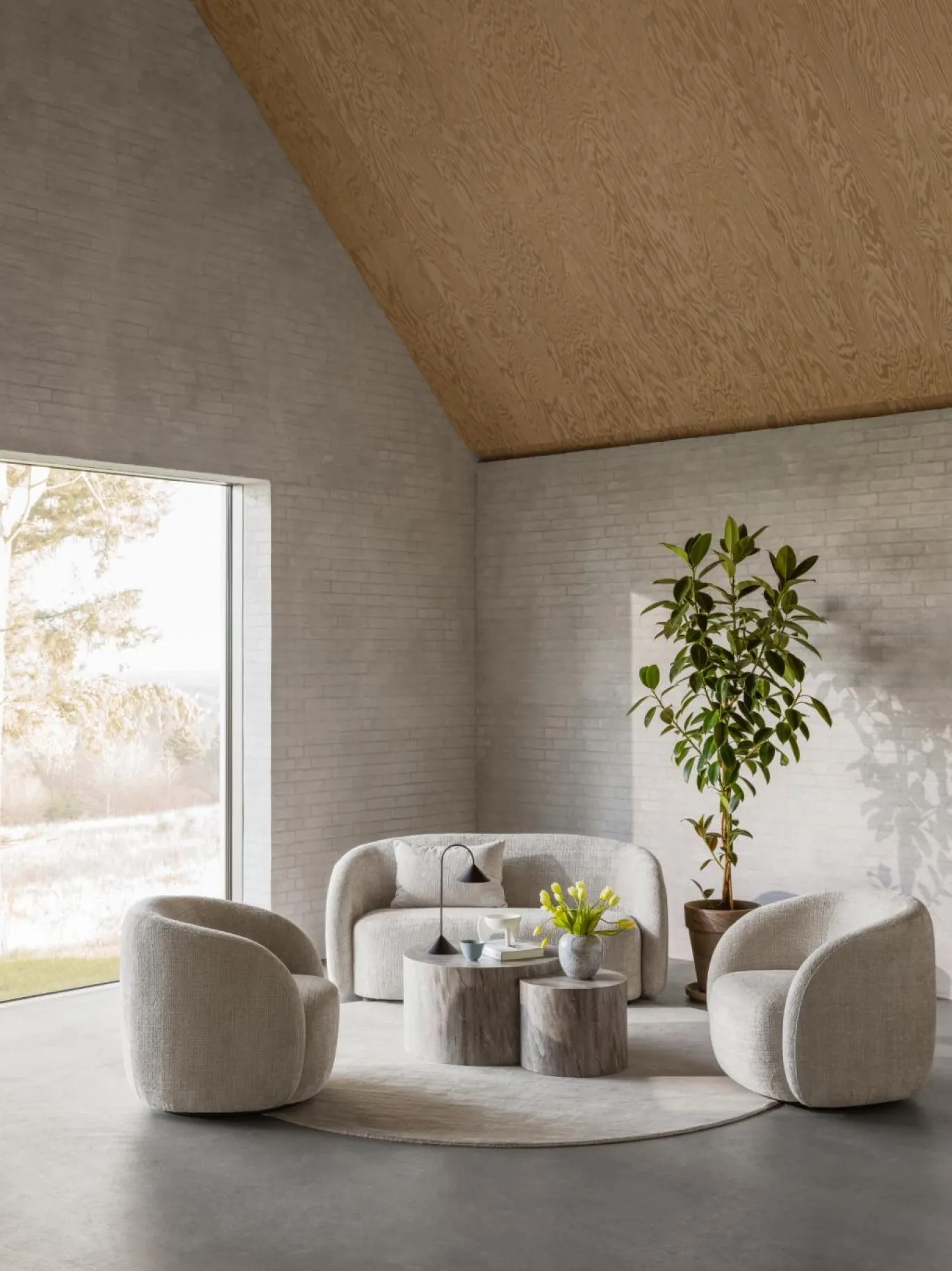 Bank Yordi Juto Beige 169cm - Giga Living
