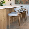 Barkruk Alexia Beige/Naturel - Giga Meubel