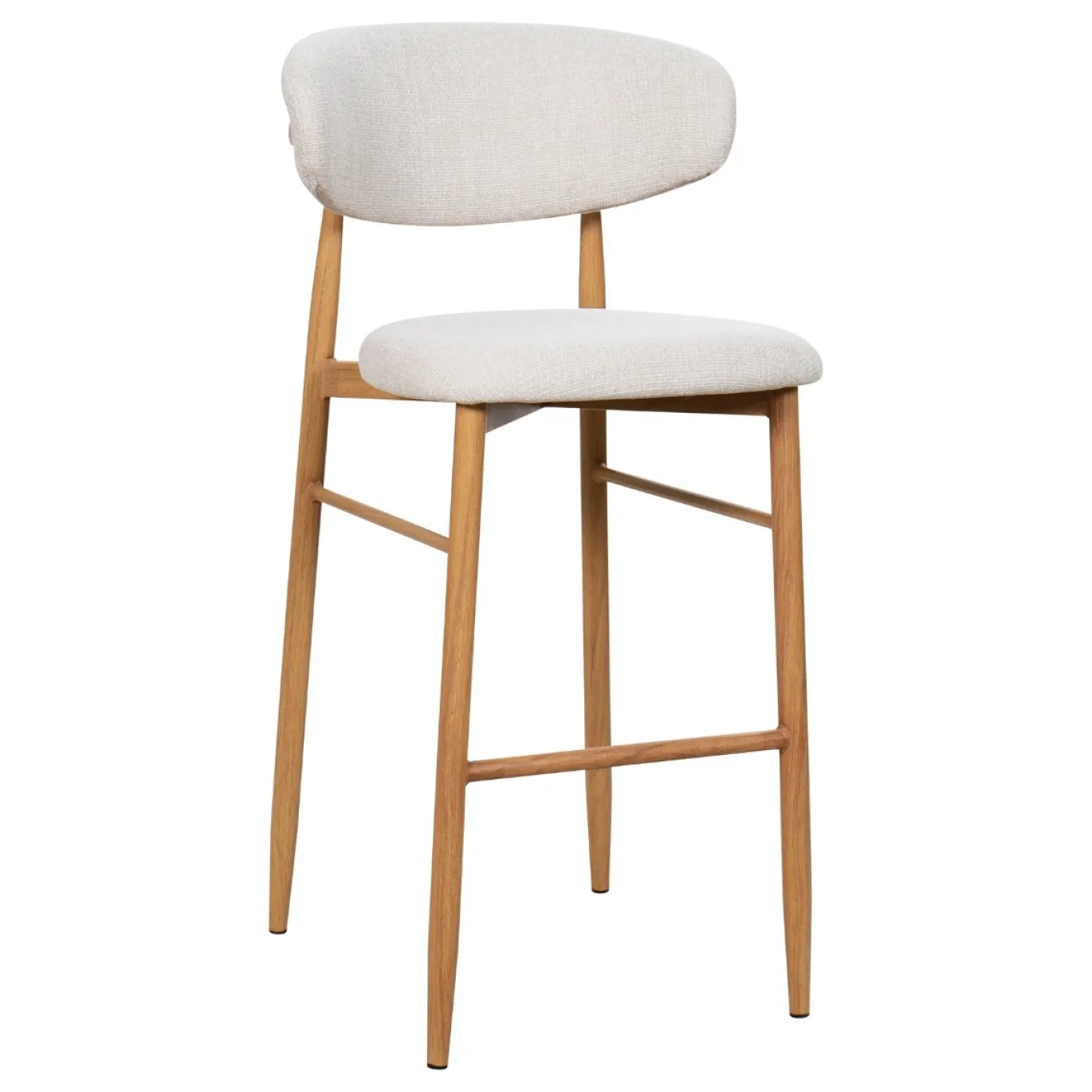 Barkruk Alexia Beige/Naturel - Giga Meubel