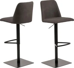 Barkruk Asmund Antraciet Preston - Giga Living
