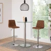 Barkruk Framsta Bruin Pu Dove - Giga Living